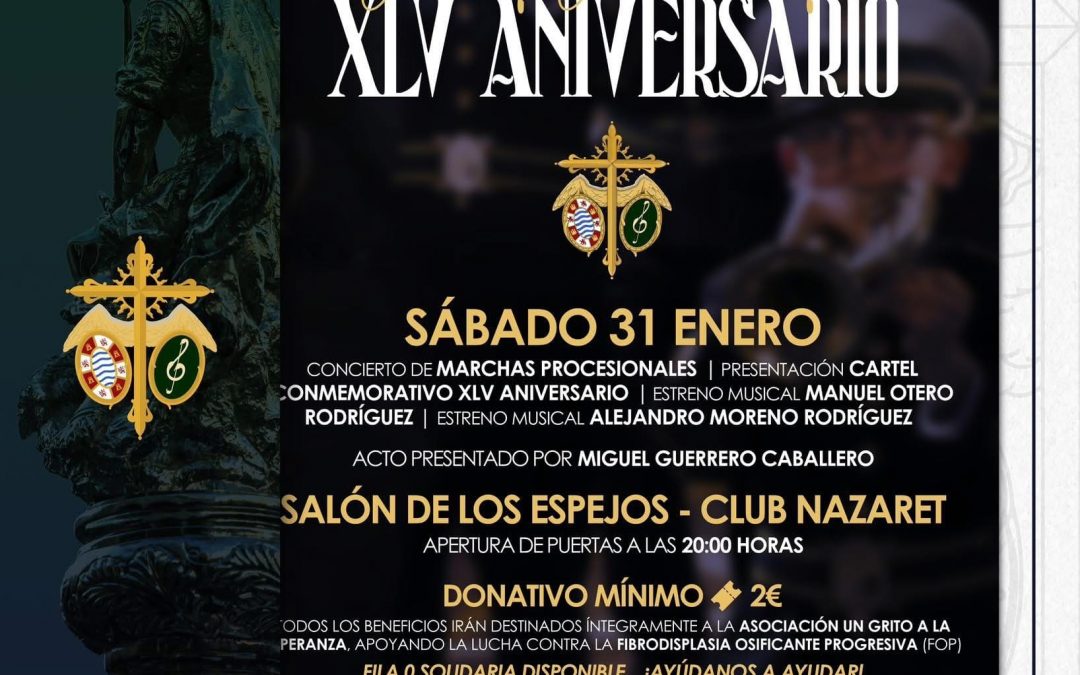 La Sentencia celebra su XLV Aniversario con un concierto benéfico en el Club Nazaret