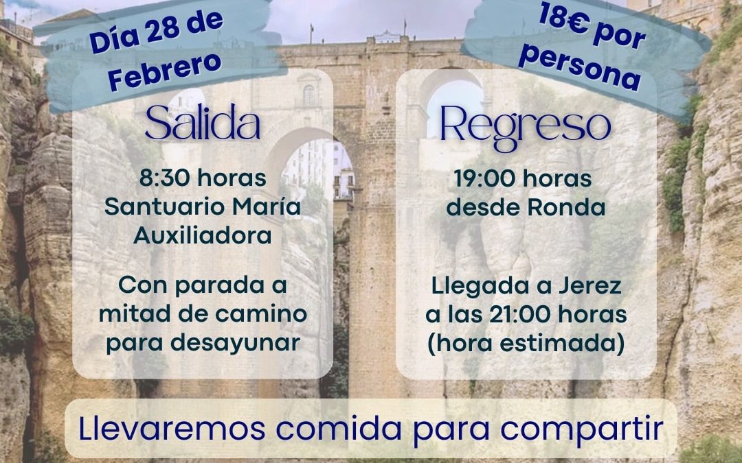 La Redención Salesiana pone rumbo a Ronda en su peregrinación anual