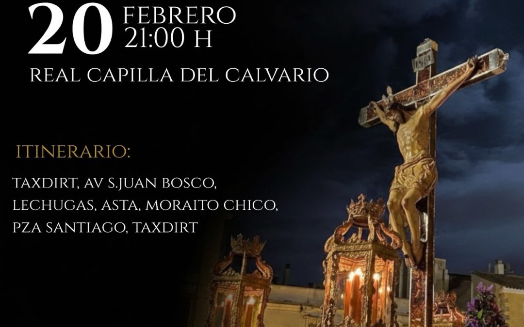 El Cristo del Calvario recorrerá su feligresía en Solemne Vía Crucis