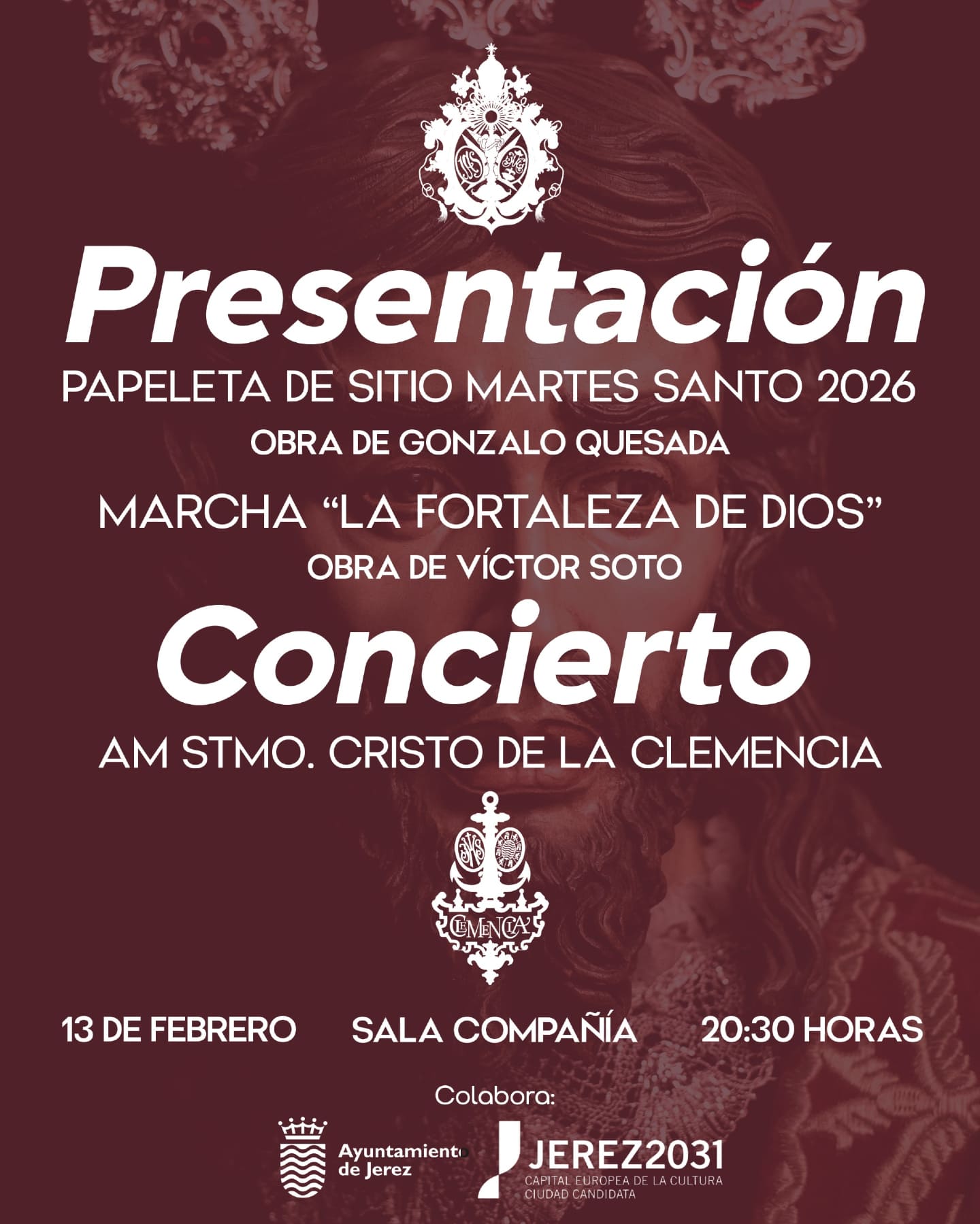 La Clemencia presenta su Papeleta de Sitio 2026 y estrena la marcha «La Fortaleza de Dios»