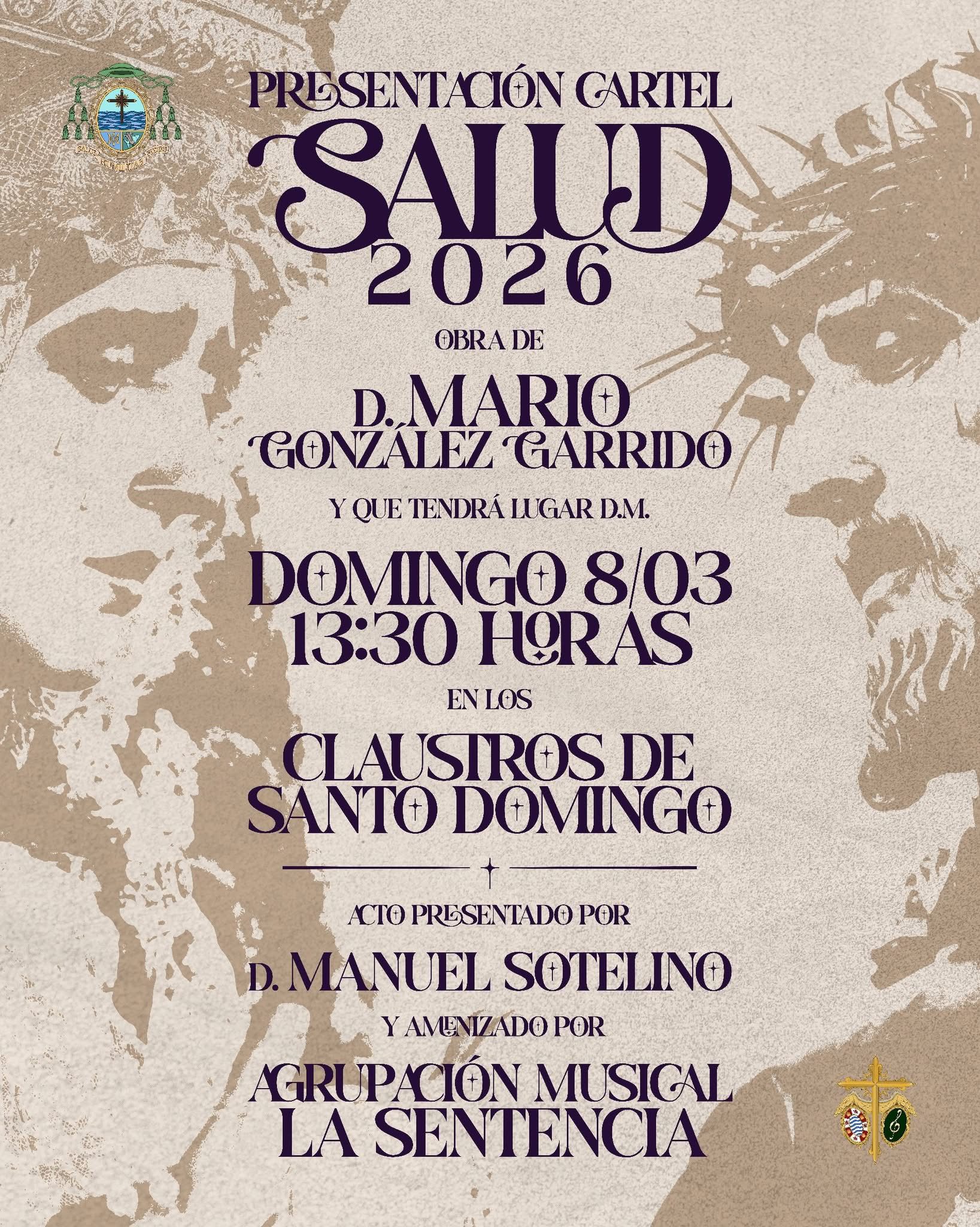 Los Claustros de Santo Domingo acogen la presentación del cartel de la Salud de San Rafael