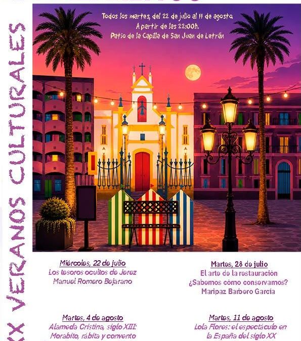 Los Veranos Culturales Nazarenos celebran su trigésima edición con cuatro conferencias en el patio de San Juan de Letrán