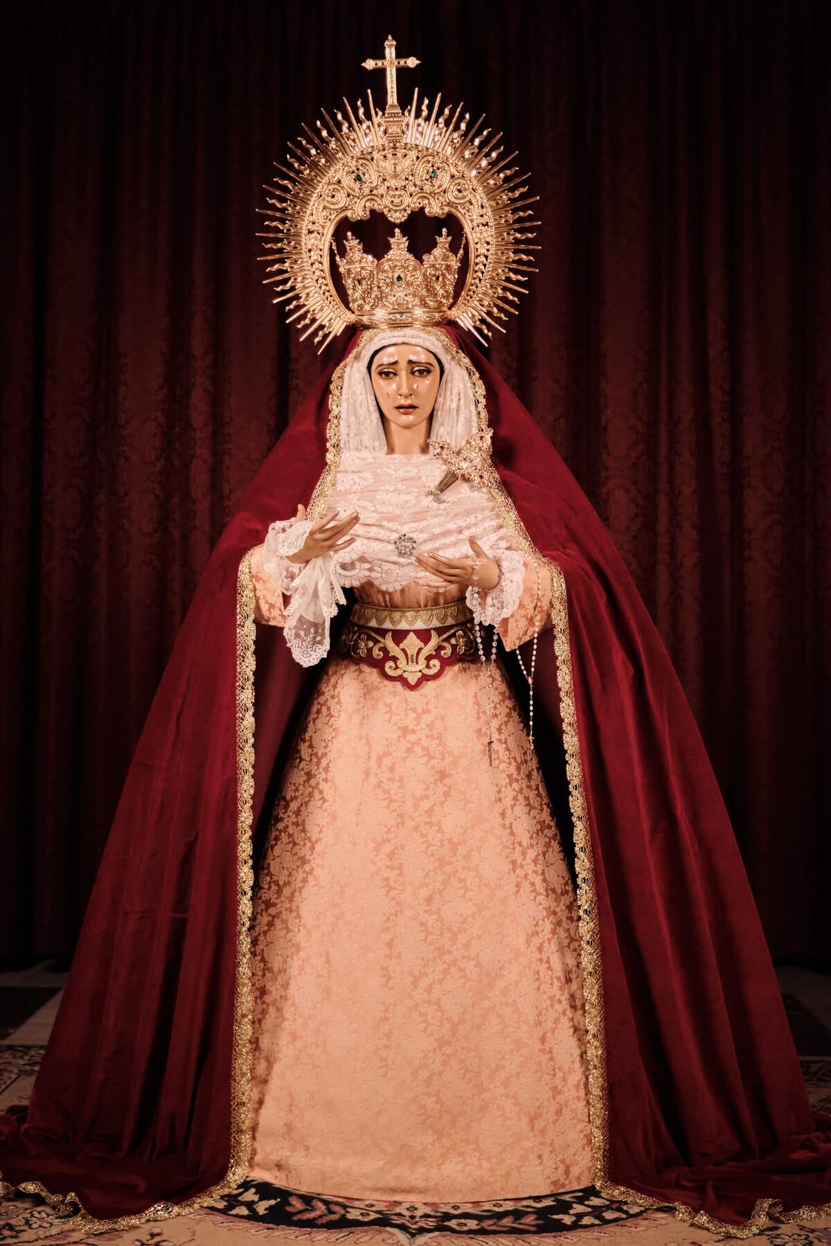 María Santísima de la O regresa al culto tras concluir los trabajos de mantenimiento en Sevilla